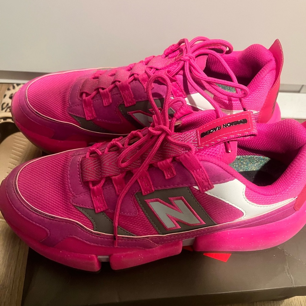 New Balance Fuchsia Athletic Shoes